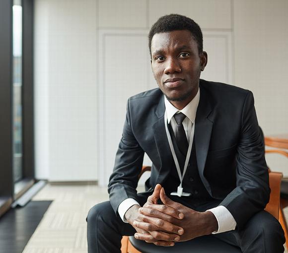 psychiatrist looking at camera 